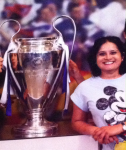 Me, and The Champion's league Replica, I think it's a replica.....